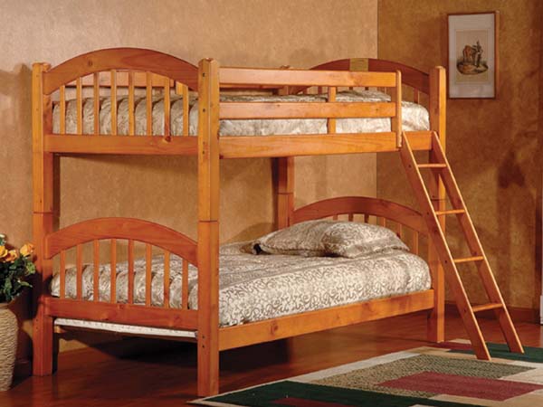 Finish Twin/Twin Bunk Bed-color option
