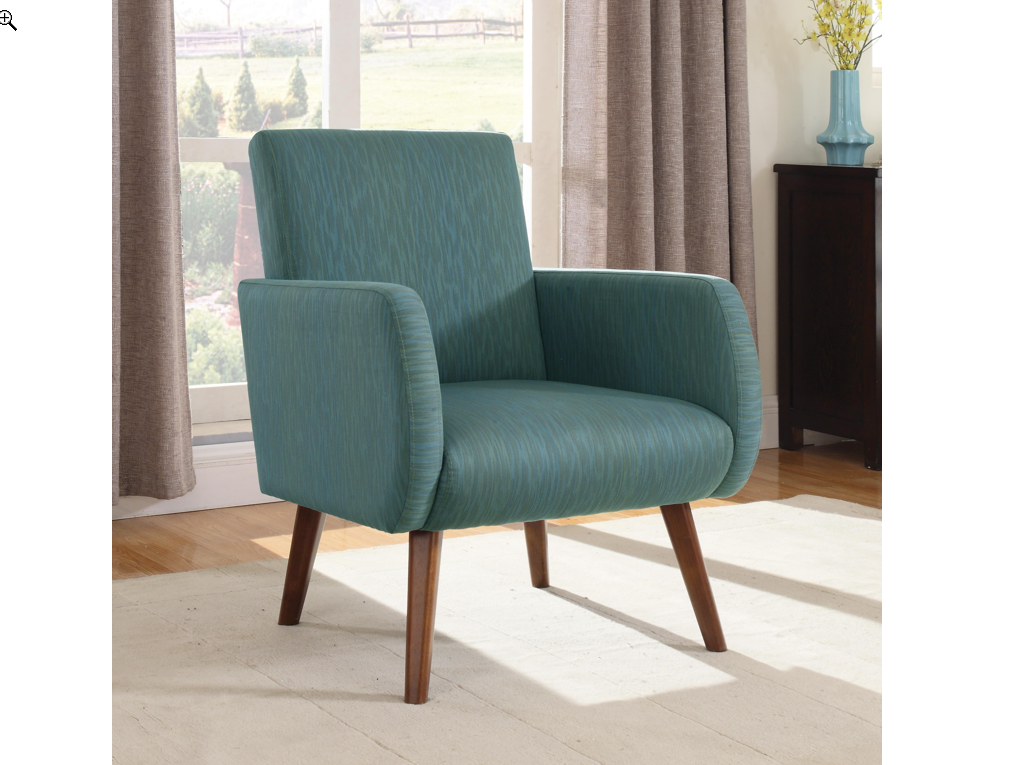 Accent Seating Mid Century Modern Accent Chair by Coaster- color option