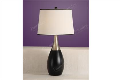 Black and Silver Table Lamp