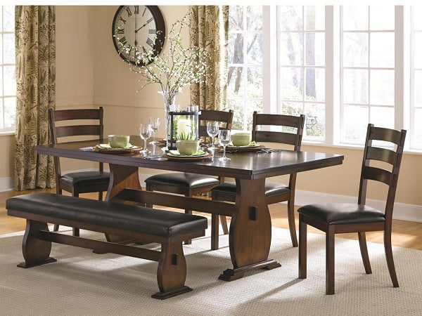 6 pcs Country Style Dining Table Set