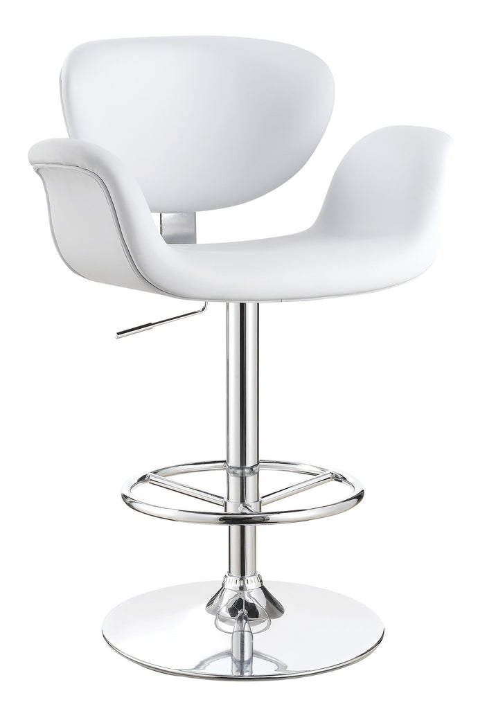 Adjustable Bar stool- black or white