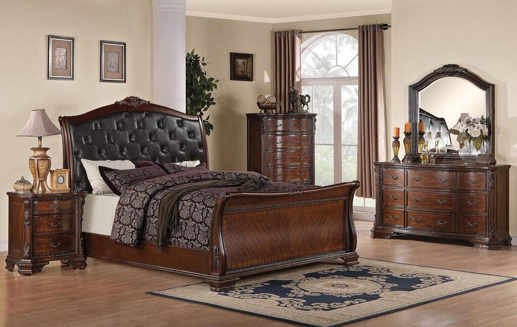 Cappuccino Traditional Bed Frame
