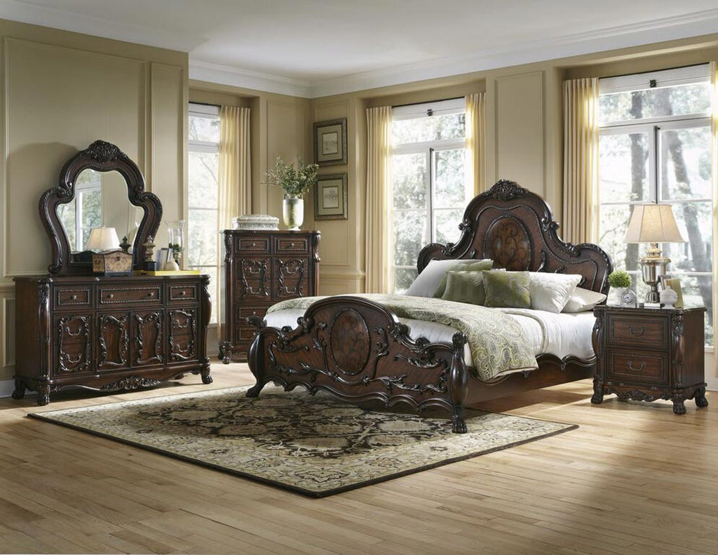 Cherry Traditional Bed Frame