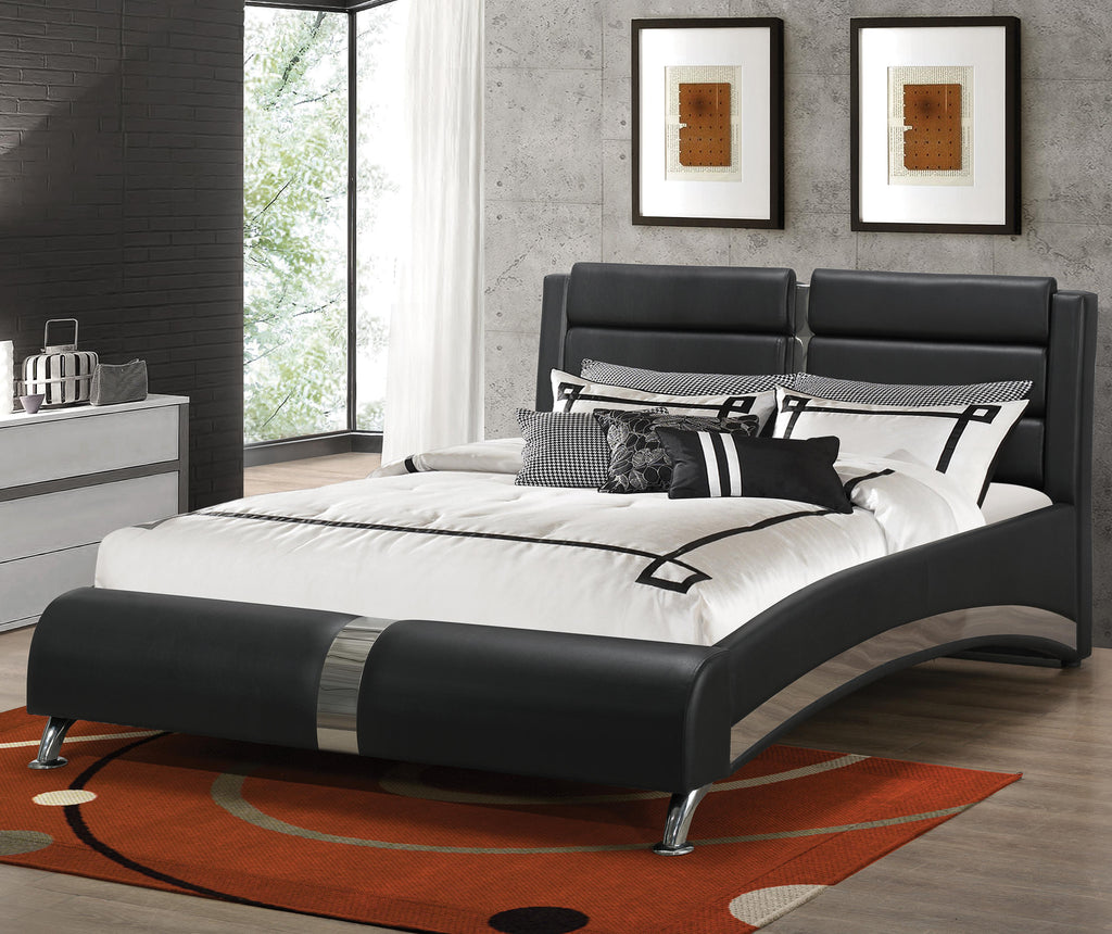 Modern King Jeremaine Upholstered Bed