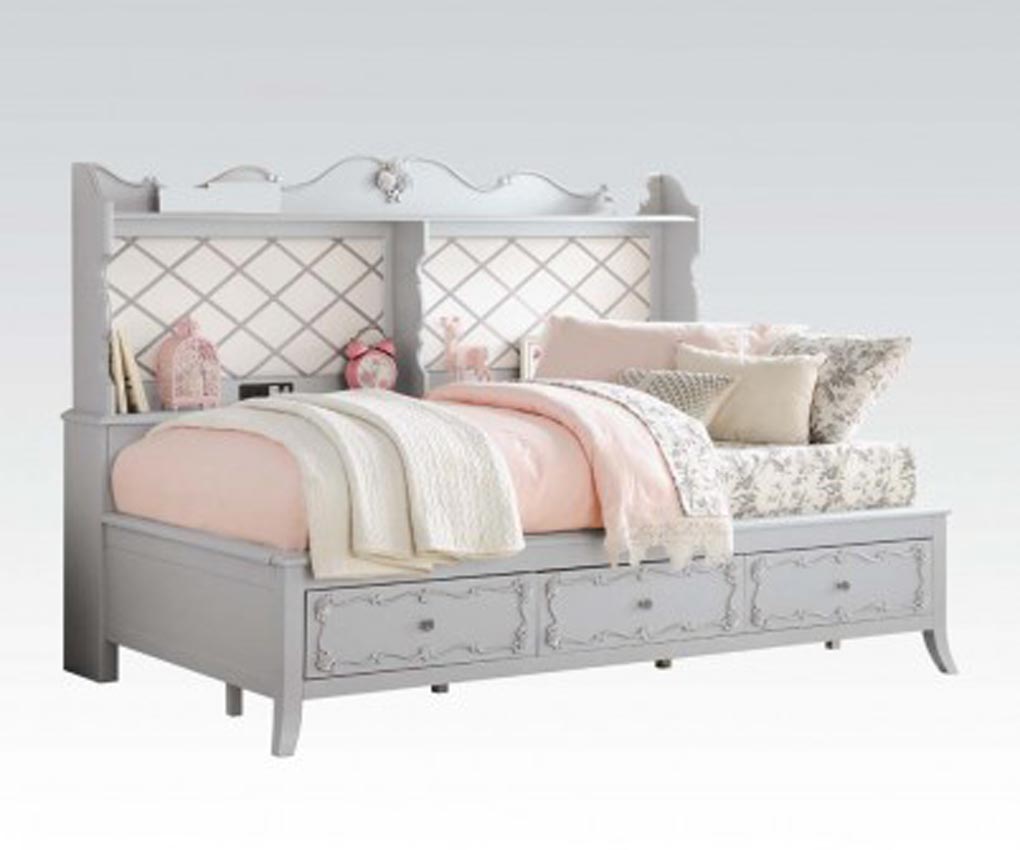 Edalene Gray Finish Twin Day Bed