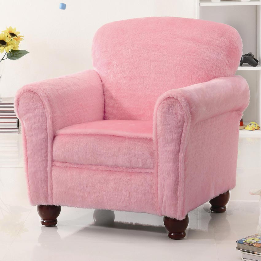 Pink Kids Accent Chair