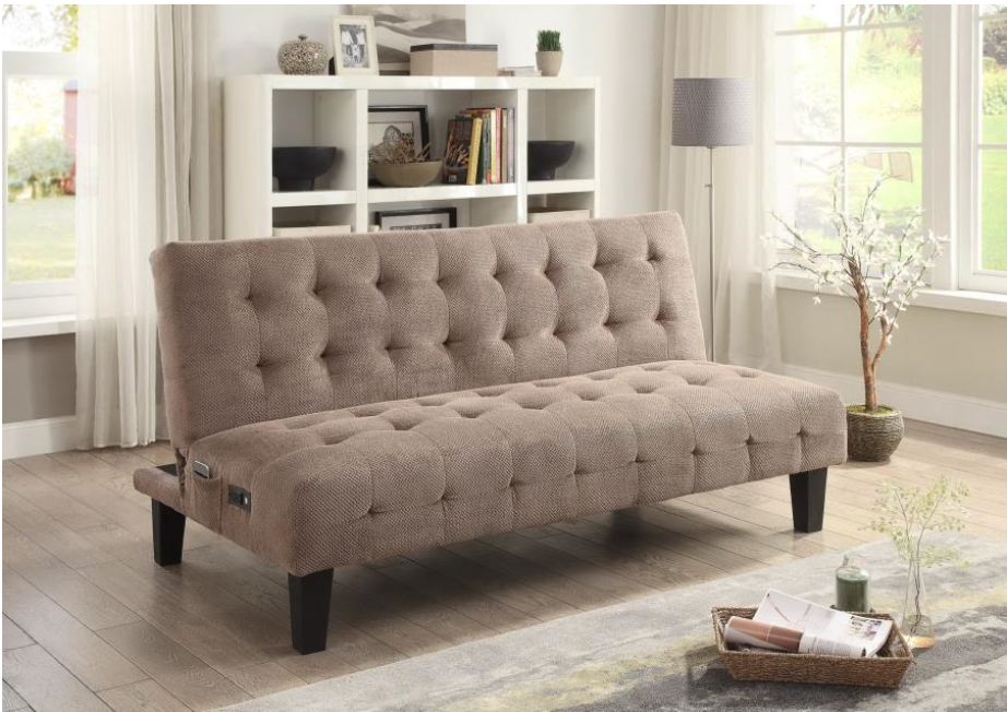 Contemporary Brown Sofa Bed