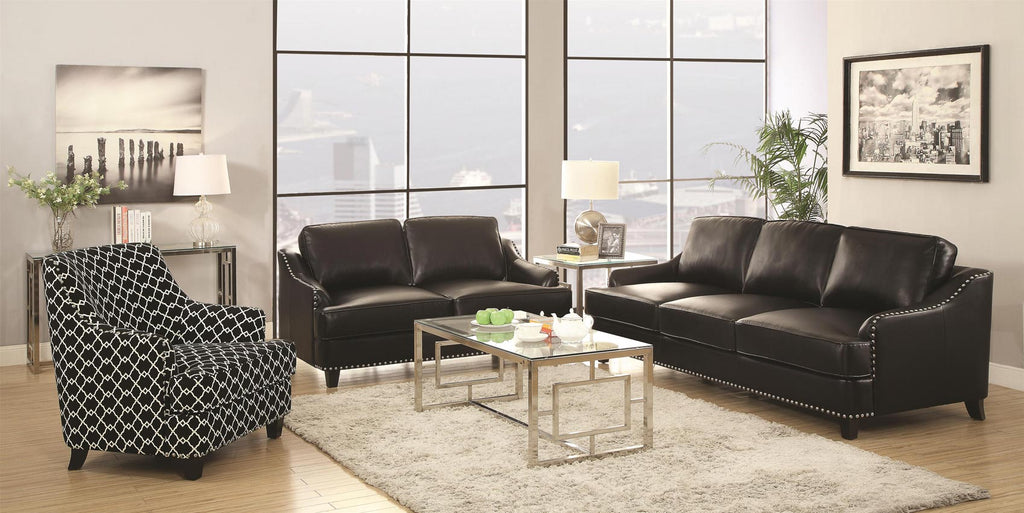 2 Pcs Layton Sofa Set with Transitional Style