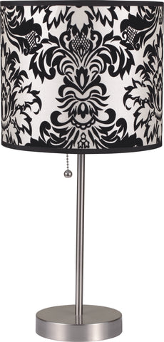 White and Black Table Lamp