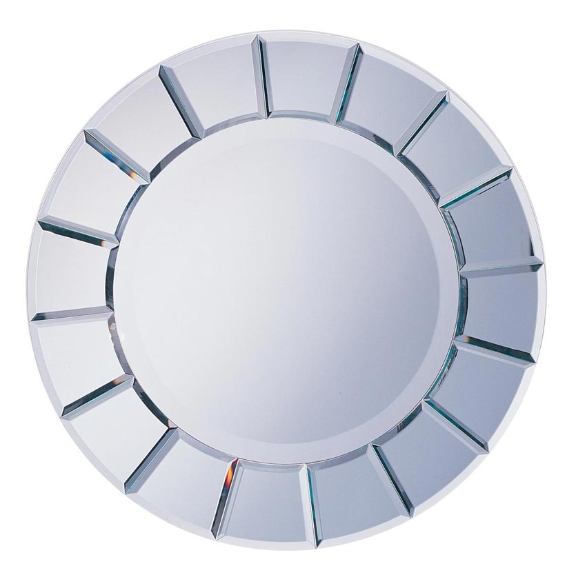 Round Sun-Shape Mirror