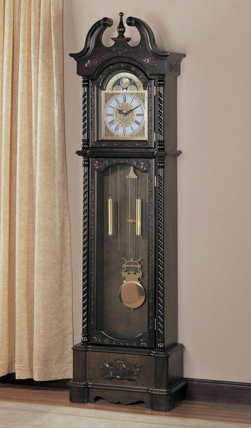 Dark Brown Grandfather Clock
