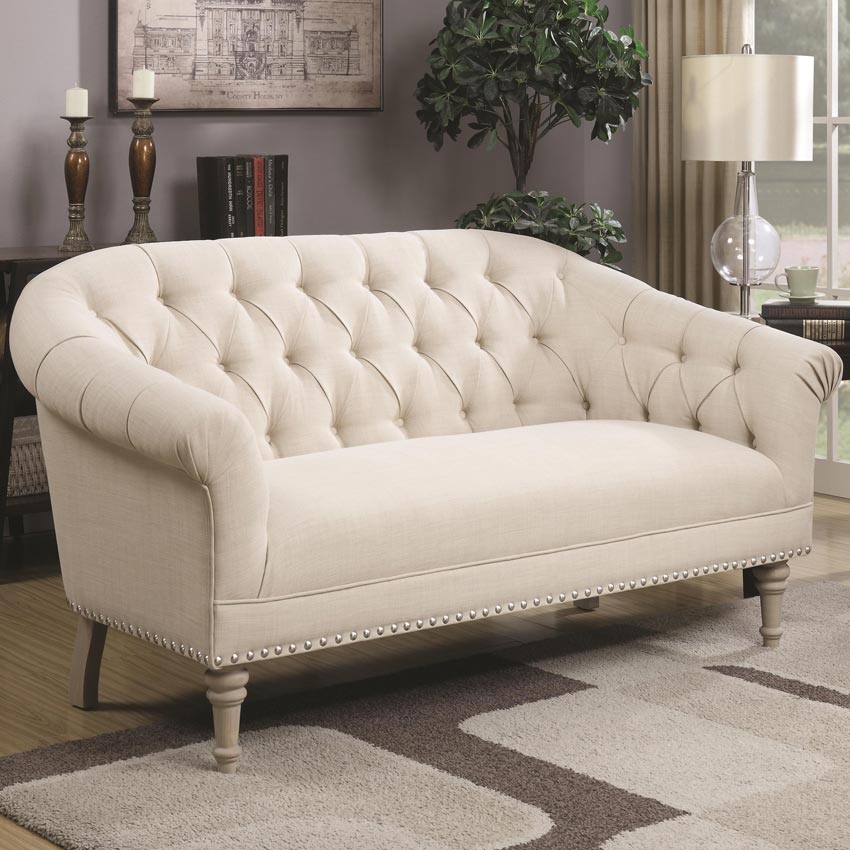 Traditional Accent Seating with Tufting