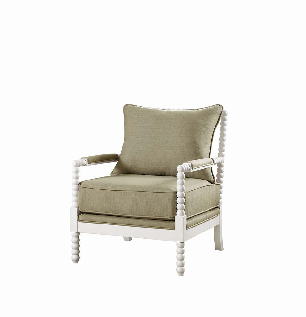 Accent Chair with Beaded Frame- color option
