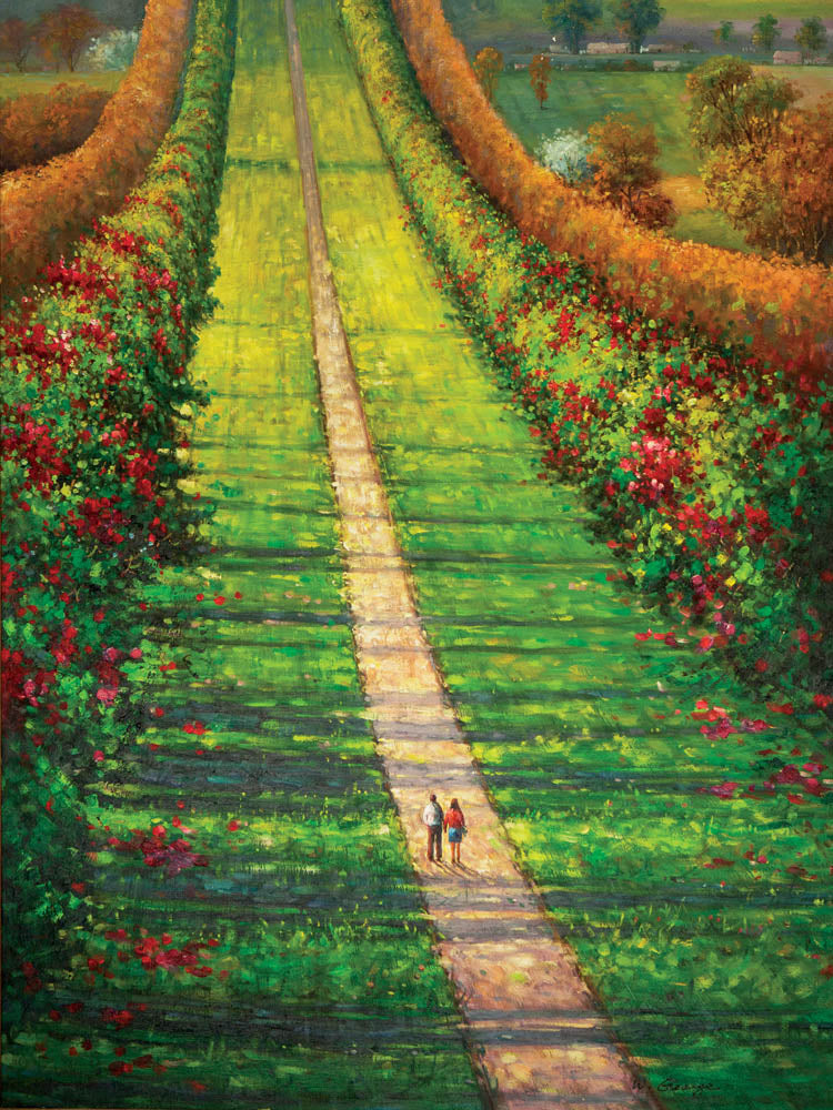 Path To Oil canvas Painting