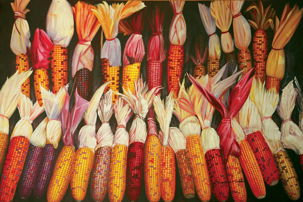 Corns Oil Canvas Painting