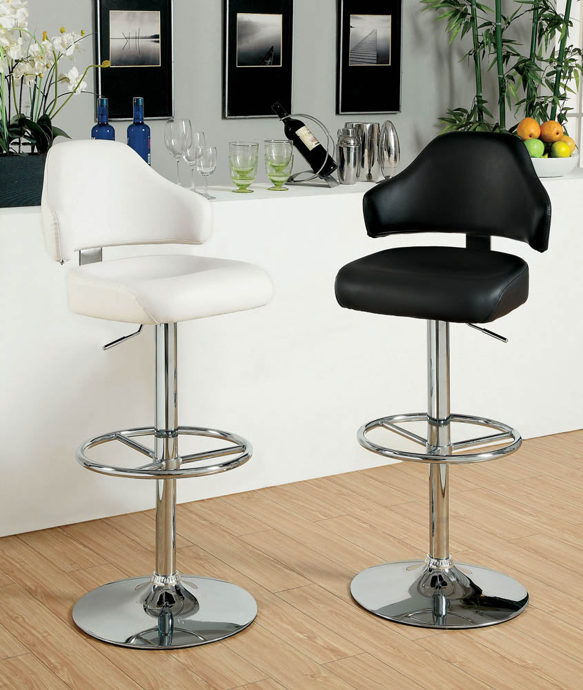 Black or White Swivel Barstool