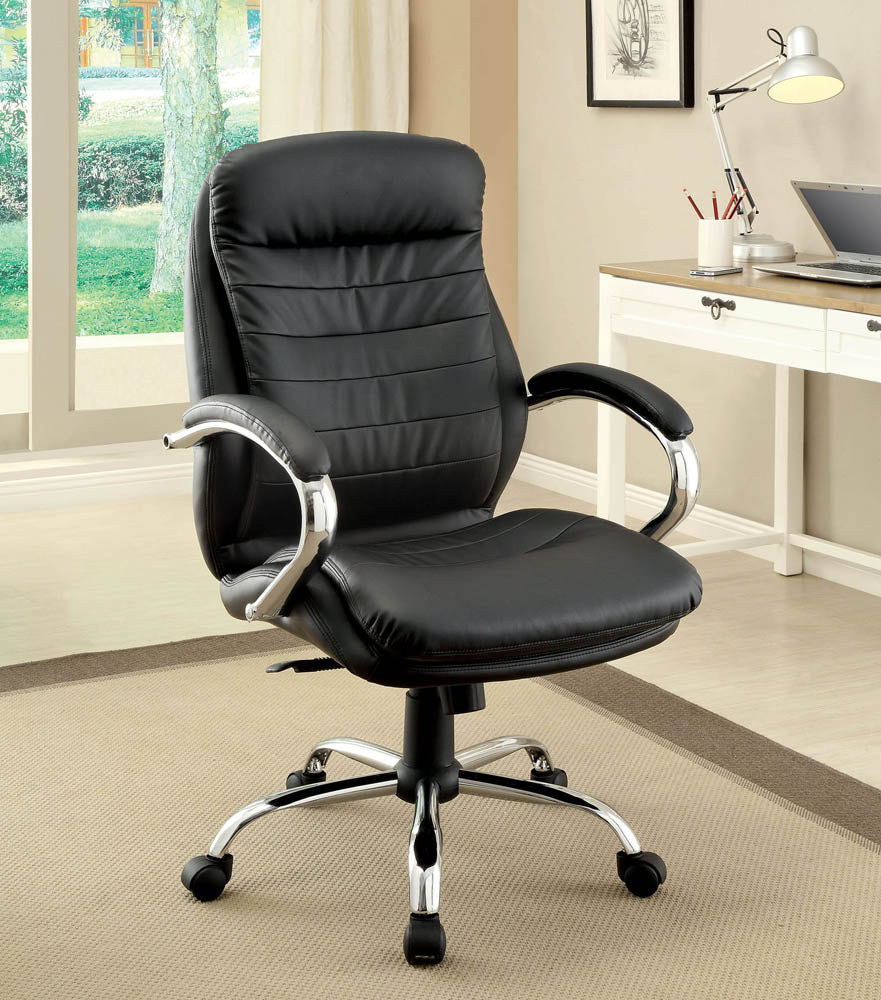 Contemporary Style Faux Leather Office Chair