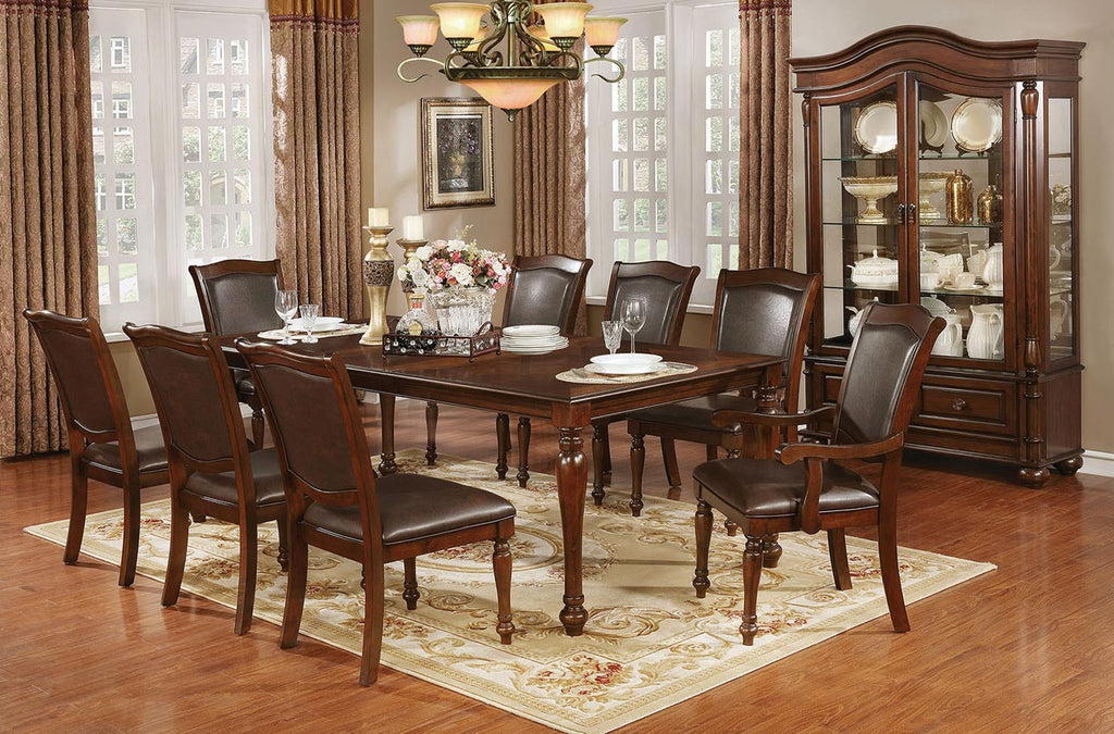 7 Pcs Traditional Style Dining Set