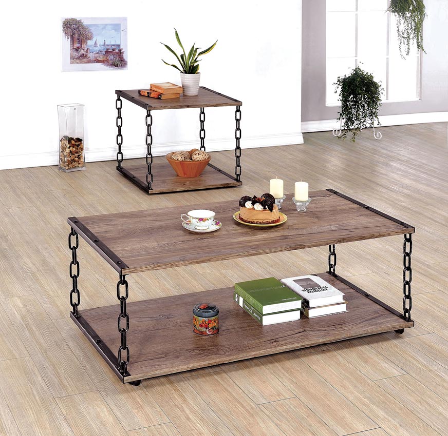 Chain Link Design Coffee Table