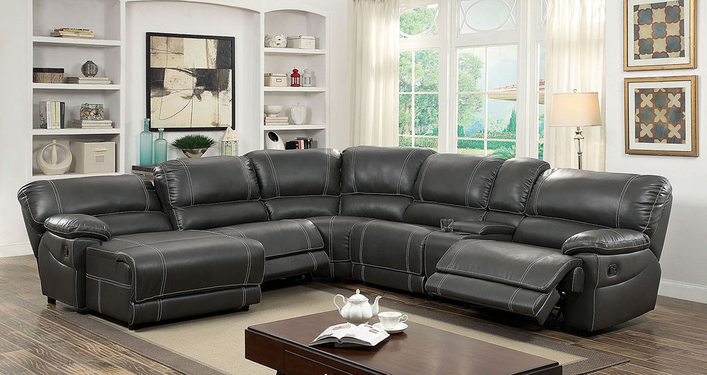 Breatheable Leather Sectional- color option