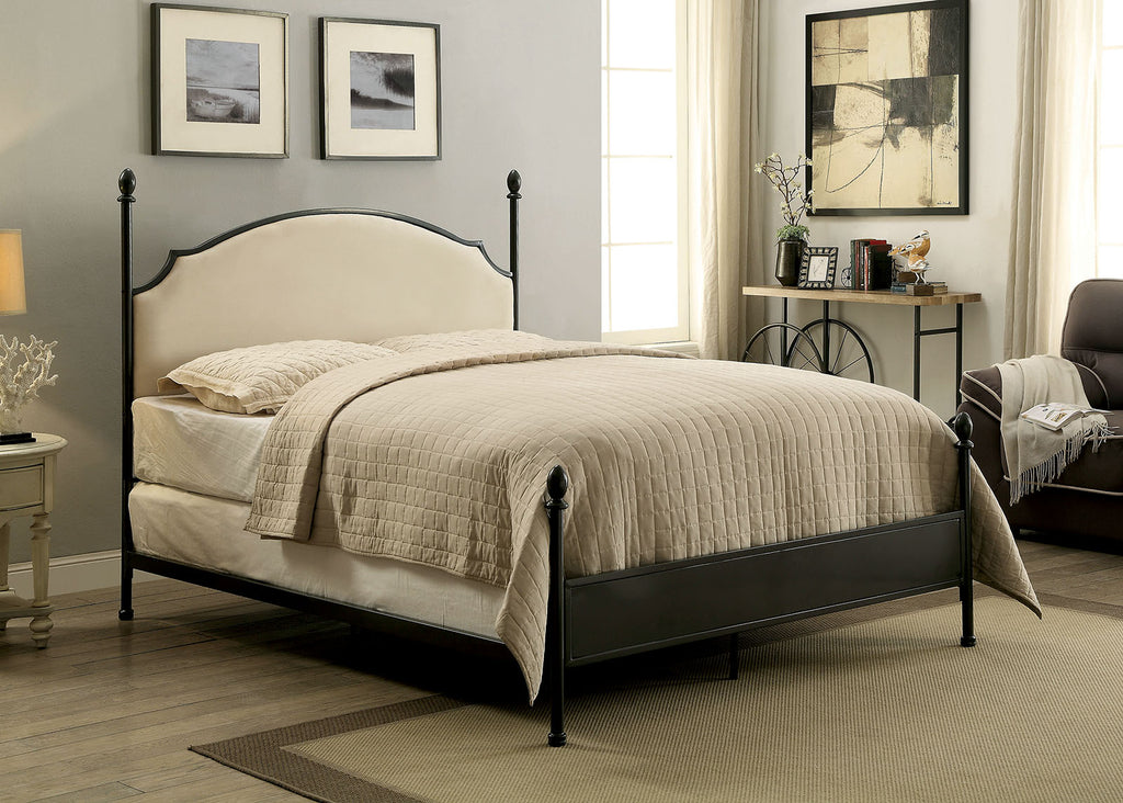 Contemporary Metal Bed- size options