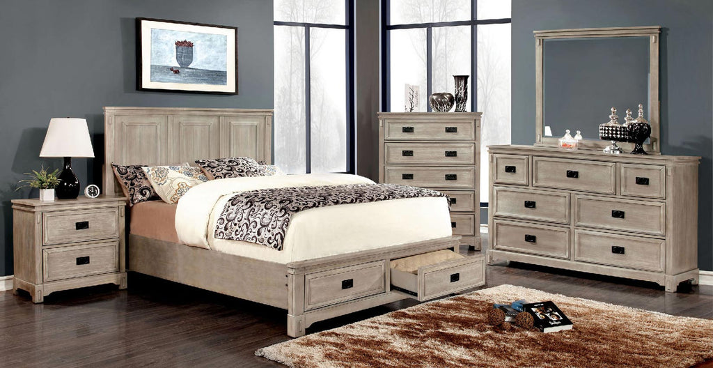 Ash Grey Chess Bed Frame