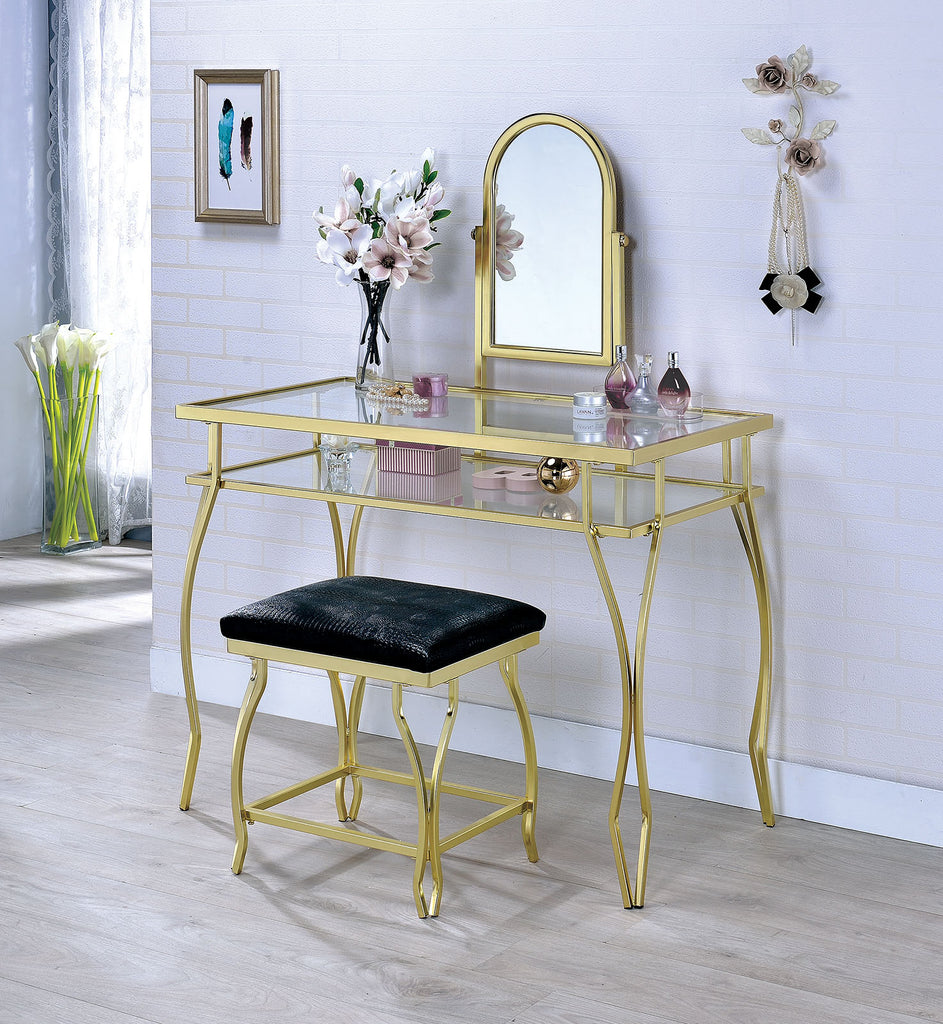 Kerrville Vanity Table With Stool    