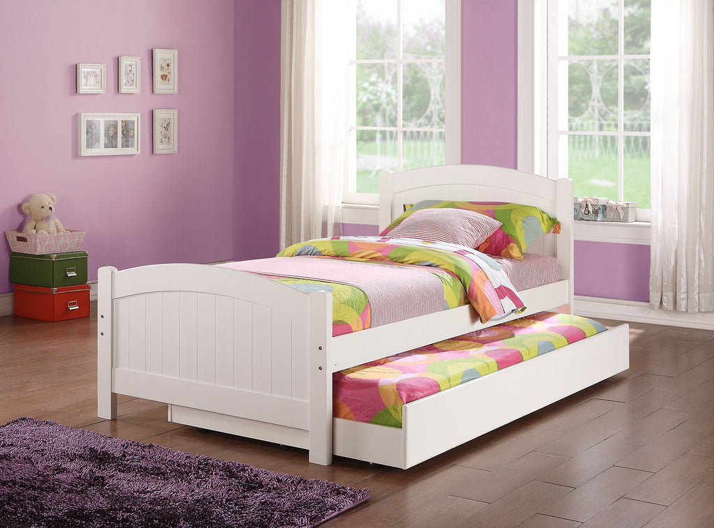 Twin Bed with pull out Trundle-color option