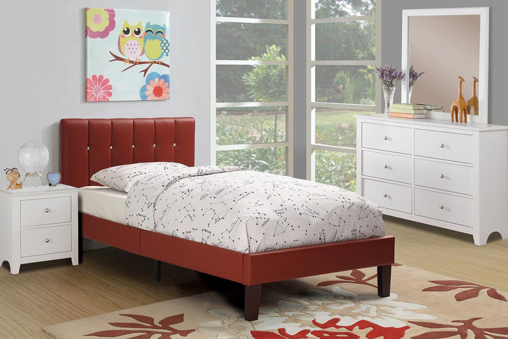 Faux Leather Bed Frame-color option