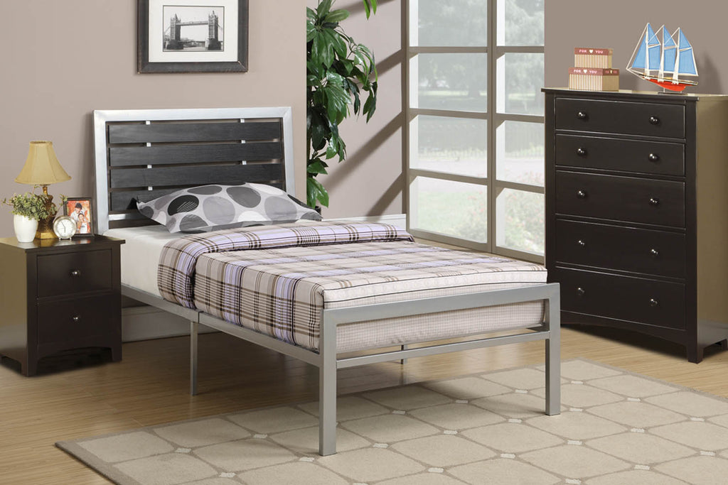 Contemporary Metal Bed Frame- color option