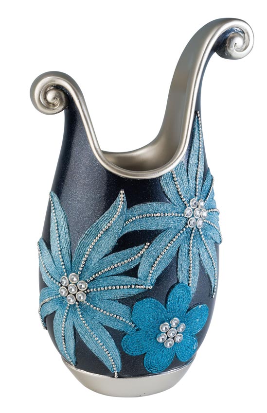 Blue Traditional Decorative Vase