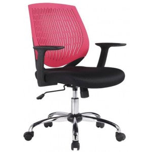Modrest Prime Modern Black and Red Office Chair