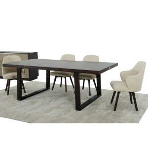 A&X Caligari Modern Oak Dining Table