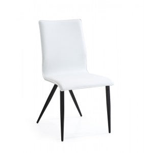 Xyla - Modern White & Black Dining Chair (Set of 2)