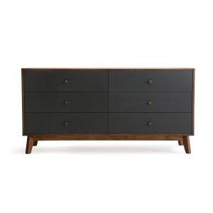 Nova Domus Dali Modern Grey & Walnut Dresser