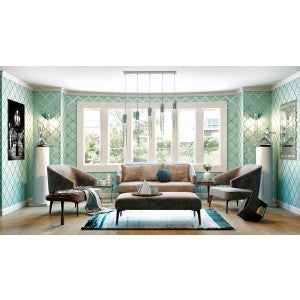 Divani Casa Hayden Grey Fabric Sofa Set