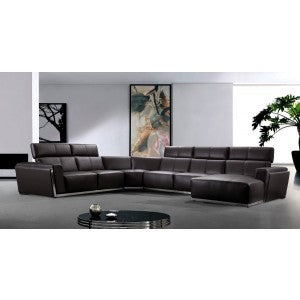 Divani Casa Tempo - Leather Sectional Sofa
