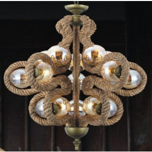 Modrest Barrel Modern Rope Chandelier