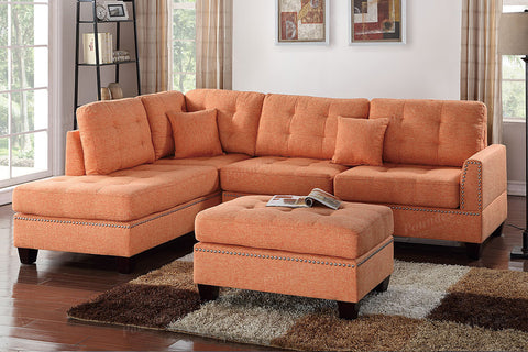 3-Pcs Sectional Sofa