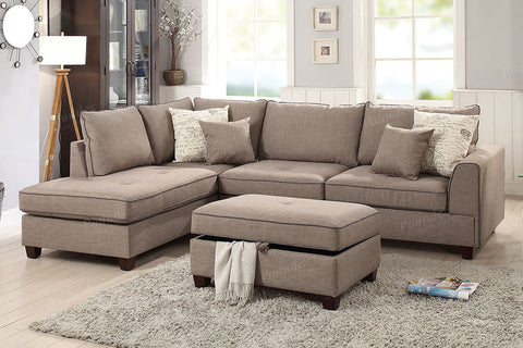 3-Pcs Sectional Sofa