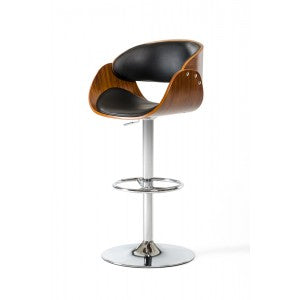 Modrest Roblin Modern Black Bar Stool