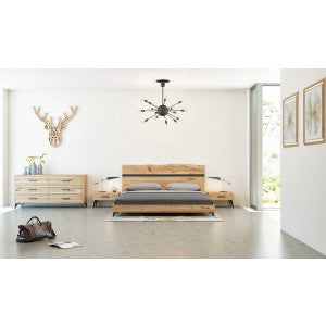 Nova Domus Alan Modern Drift Oak Bedroom Set