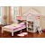 House Design White and Pink Loft Bed