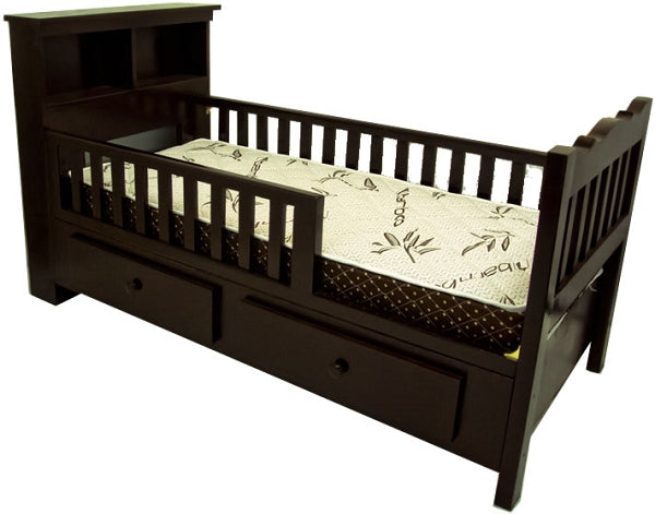 Junior Solid Wood Bed Frame with Mattress